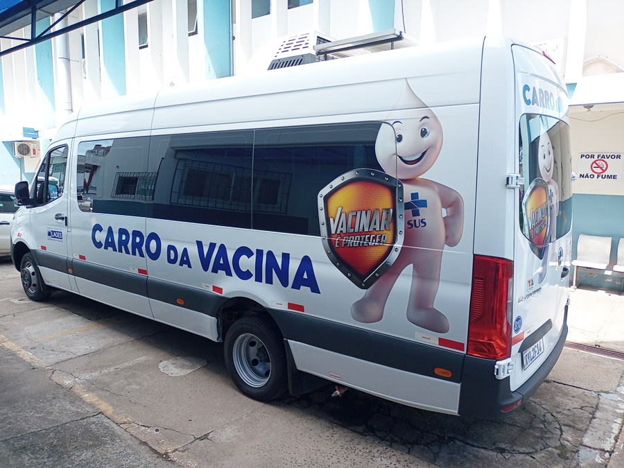 Prefeitura de Lages Bairros Penha, Popular e Santa Helena receberão o Carro da Vacina durante o mês de março