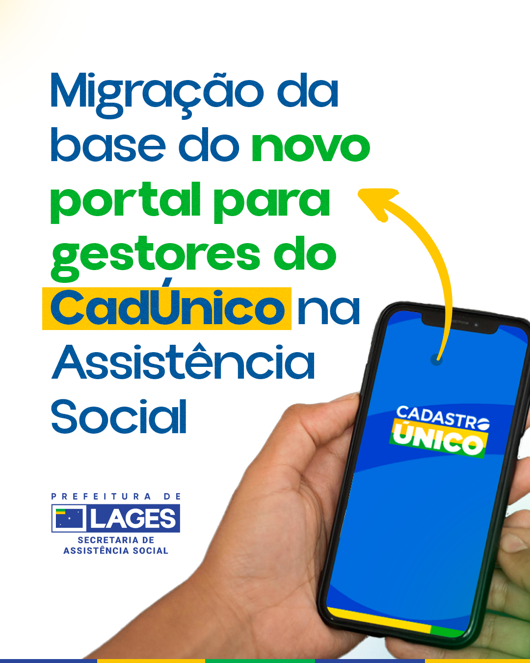 Prefeitura de Lages Migração da base do novo portal para gestores do CadÚnico na Assistência Social seguirá até 16 de março e novidade não deve gerar transtornos à comunidade